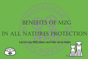 Thức ăn cho chó mèo duy nhất trên thế giới có chứa khoáng chất MicroZeoGen!